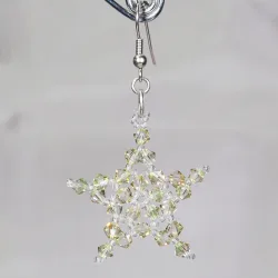 Hook pierces - Silver brass - Earrings Lyra - Hook pierces - Silver brass - Laiton argenté